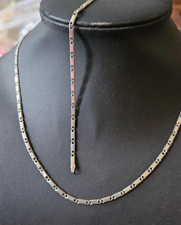 Mooie zilveren (925) VALKENOOG set; KETTING en ARMBAND beschikbaar voor biedingen
