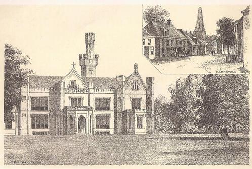 Barneveld De Schaffelaar Litho Schipperus 1894, Antiek en Kunst, Kunst | Etsen en Gravures, Ophalen of Verzenden