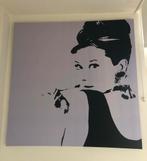 IKEA canvas Audrey Hepburn, Antiek en Kunst, Kunst | Schilderijen | Modern, Ophalen