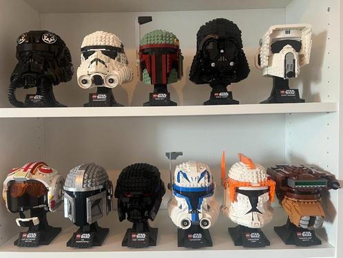 Lego Star Wars - 11 Helmen / Helmets, Kinderen en Baby's, Speelgoed | Duplo en Lego, Zo goed als nieuw, Lego, Complete set, Ophalen of Verzenden