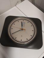 Vintage jaren zeventig Philips HF quartz wandklok, Ophalen of Verzenden, Gebruikt, Wandklok