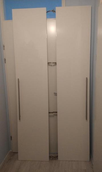 2 witte Ikea Fardal deuren voor Pax kast 50x229/236