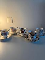 Engelse kop en schotels, Bone China, Ophalen of Verzenden, Zo goed als nieuw, Porselein, Kop en/of schotel