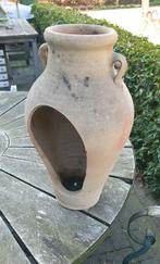Terracotta tuinvaas, h 44 cm, met 2 handvaten, Tuin en Terras, Tuinvazen, Ophalen, Zo goed als nieuw