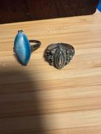 Vintage ringen, 2 stuks, Ophalen of Verzenden, Gebruikt, 17 tot 18, Dame