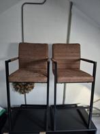 Barstoelen 2 stuks, 2 krukken, Ophalen, Zo goed als nieuw, 60 tot 90 cm