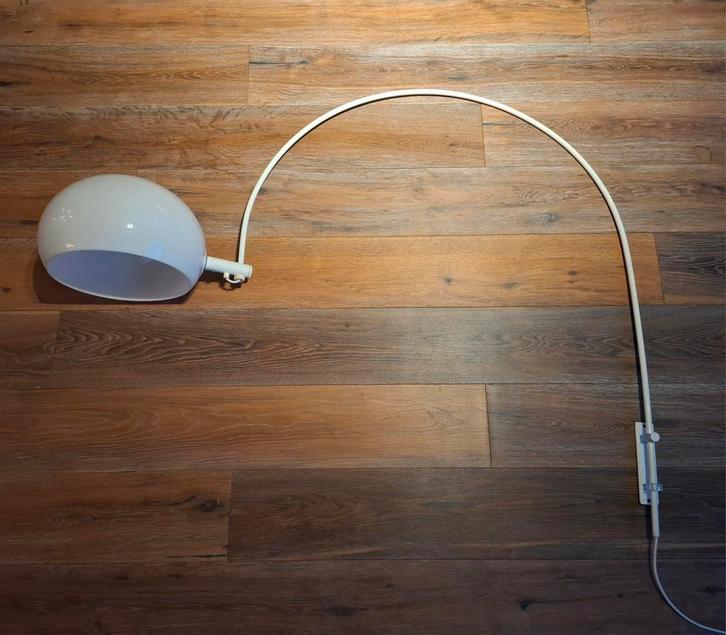 Vintage Dijkstra Space Age Booglamp, Huis en Inrichting, Lampen | Wandlampen, Zo goed als nieuw, Kunststof, Ophalen