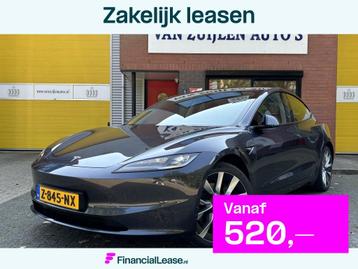 Tesla Model 3 Long Range AWD 78 kWh Pano Leder 19" MY24 BTW beschikbaar voor biedingen