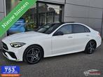 Mercedes C-klasse 300 e AMG Line Panorama/Leder/Keyless/Trek, Auto's, Automaat, Achterwielaandrijving, Zwart, 4 cilinders