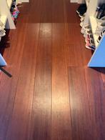 Jatoba Houten Vloer - 19m2, Ophalen, Gebruikt, 50 tot 150 cm, Vloerdelen of -planken