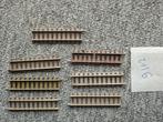 Set van 7 Fleischmann rails 9102, Gebruikt, Gelijkstroom, Fleischmann, Rails