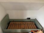 Stoer kinderbed groen, Huis en Inrichting, Ophalen, 90 cm, Eenpersoons, Zo goed als nieuw