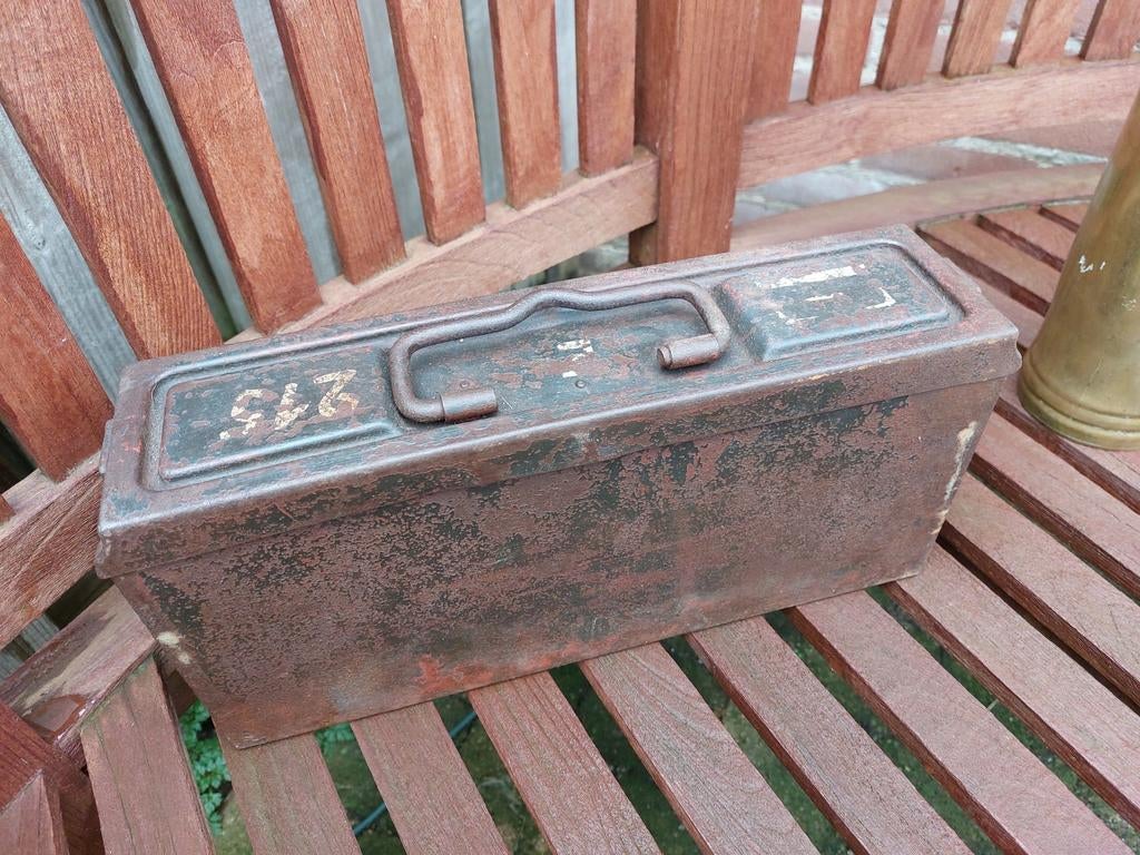 Duitse erganzungskasten werkzeugkasten mg42 mg34 huls, Verzamelen, Militaria | Tweede Wereldoorlog, Ophalen of Verzenden, Duitsland