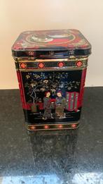 Vintage Chinees Thee Blik Bus origineel van jaren 60, Verzamelen, Blikken, Ophalen of Verzenden, Gebruikt, Thee