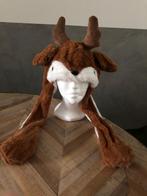 Pluche rendier muts met bewegende oren, Ophalen of Verzenden, Nieuw, Overige typen