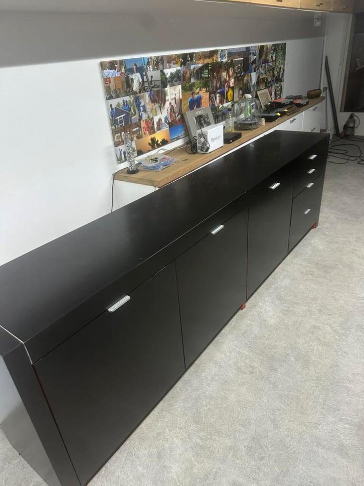 Pastoe Dressoir 267 Cm, Huis en Inrichting, Kasten | Dressoirs, Gebruikt, 200 cm of meer, 25 tot 50 cm, Met lade(s), Met deur(en)