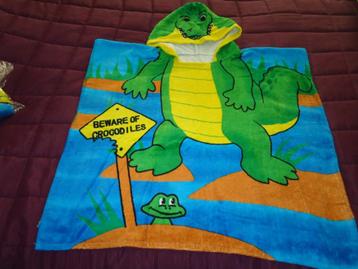 badcape  voor baby of kleuter nieuw 60x60 met capuchon beschikbaar voor biedingen