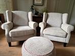 2 oorfauteuils , fauteuils, urban sofa beige, Huis en Inrichting, Fauteuils, Ophalen, Klassiek, 75 tot 100 cm, Zo goed als nieuw