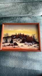 Naieve glasbeschildering Boidar Kosmina, Antiek en Kunst, Kunst | Schilderijen | Abstract, Verzenden