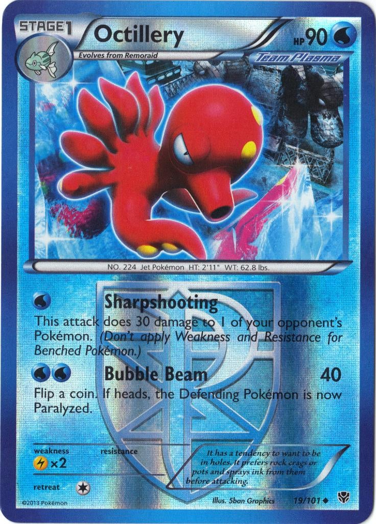 Plasma Blast,  Octillery [reverse] 19/101, Verzenden, Nieuw, Losse kaart