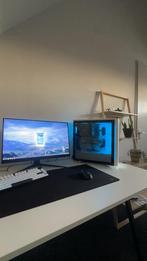 Game pc met monitor, Computers en Software, Desktop Pc's, Ophalen, Zo goed als nieuw, Met monitor