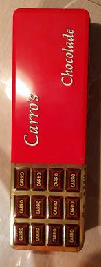 Tjoklat camee pastilles blik en Carro’s chocolade blik., Verzamelen, Blikken, Ophalen of Verzenden, Gebruikt, Overige, Overige merken
