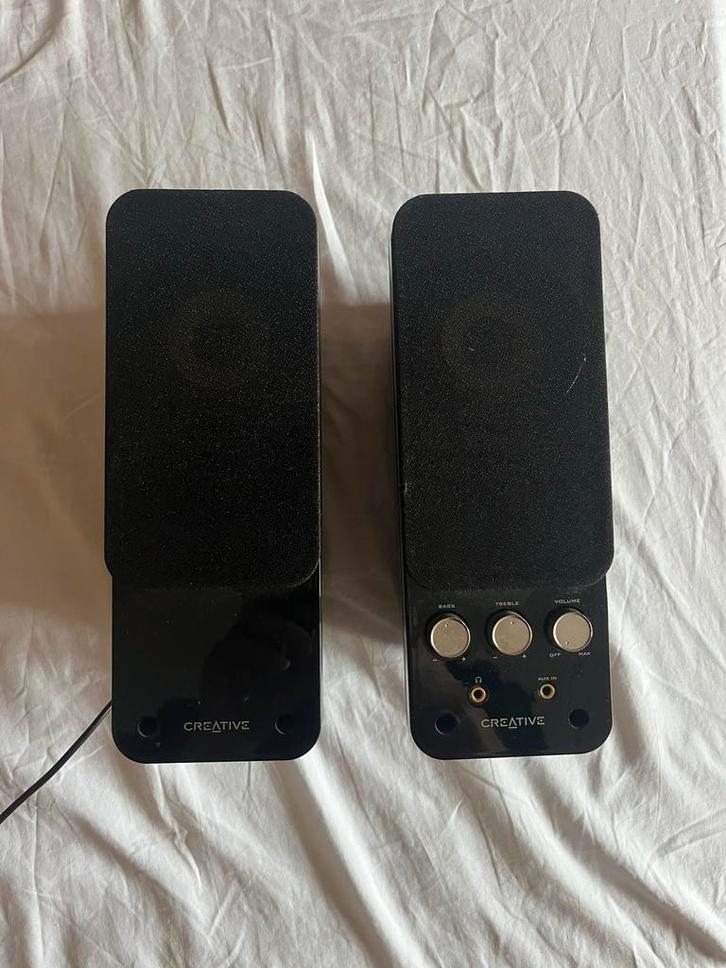 Creative Gigaworks T20 Series II Speakers, Audio, Tv en Foto, Luidsprekers, Gebruikt, Front, Rear of Stereo speakers, Minder dan 60 watt
