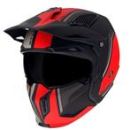 HELM MT STREETFIGHTER SV MAAT S MOTOR/BROMMER rood zwart, Nieuw, Small, Ophalen of Verzenden