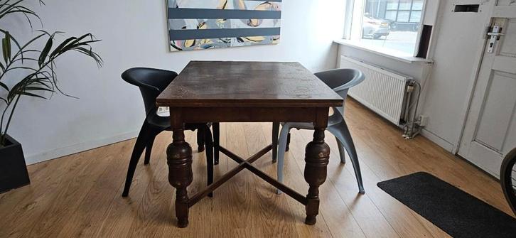 Oud-Hollandse tafel (uitschuifbaar / 4-6 personen / design), Antiek en Kunst, Antiek | Meubels | Tafels, Ophalen