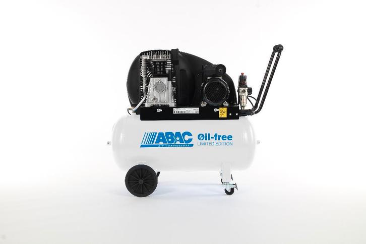 ABAC compressor olievrij, Doe-het-zelf en Verbouw, Compressors, Nieuw, 10 bar of meer, 25 tot 100 liter, 200 tot 400 liter/min