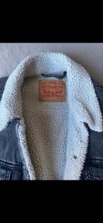 Levi’s sherpa denim jas, Zwart, Ophalen of Verzenden, Zo goed als nieuw, Levi’s