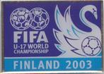 4 pins FIFA wk voetbal onder de 17, Verzamelen, Speldjes, Pins en Buttons, Ophalen of Verzenden, Nieuw, Sport, Speldje of Pin