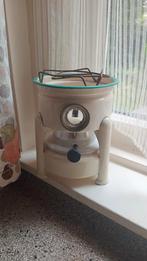 Retro vintage petroleum stel emaille crème zeegroen 16 cm, Antiek en Kunst, Antiek | Emaille, Ophalen of Verzenden