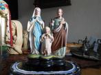 antiek beeldje heilige familie zonder antieke stolp, Antiek en Kunst, Ophalen of Verzenden