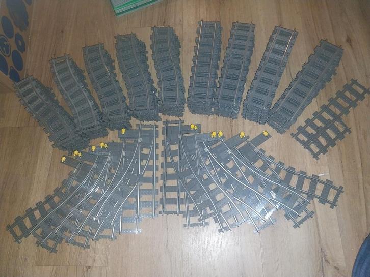 Lego trein 9v rails, Kinderen en Baby's, Speelgoed | Duplo en Lego, Gebruikt, Ophalen of Verzenden