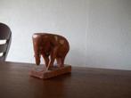 houten beeldje olifant, Gebruikt, Ophalen of Verzenden, Dier