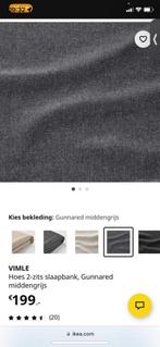 Gunnared middengrijs VIMLE slaapbank hoes, Ophalen, 10 tot 25 m², Grijs