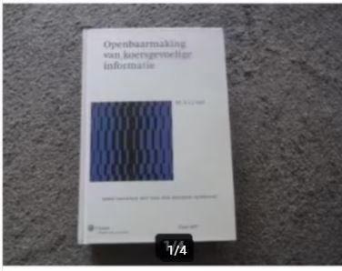 Openbaarmaking van koersgevoelige informatie Hoff, Boeken, Economie, Management en Marketing, Zo goed als nieuw, Geld en Beleggen