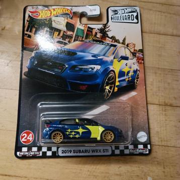 Hot wheels 1/64 Boulevard 2019 subaru WRX STI let op beschikbaar voor biedingen