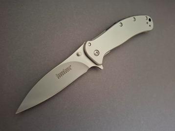 Kershaw 1730 zilver RVS Metalen Flipp Zakmes/Duimsteun/Clip beschikbaar voor biedingen