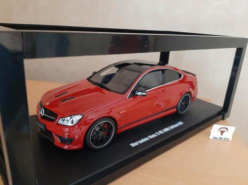 Mercedes C63 AMG Coupe Edition 507 2014 Rood GT Spirit 1:18, Hobby en Vrije tijd, Modelauto's | 1:18, Nieuw, Auto, Overige merken