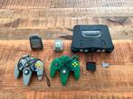 Nintendo 64 met 10 klassieke games en twee controllers, Spelcomputers en Games, Ophalen of Verzenden, Gebruikt, Met 2 controllers