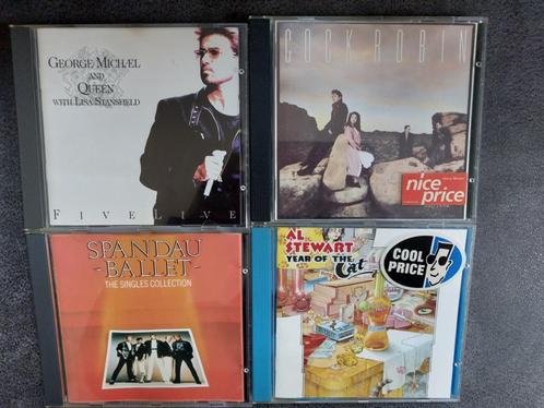 Pop CD's 4 st. George Michael&Queen-Cock Robin-Spandau Balle, Cd's en Dvd's, Cd's | Pop, Gebruikt, 1980 tot 2000, Ophalen of Verzenden