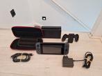 Nintendo switch + hardcase & toebehoren - Zwart, Ophalen of Verzenden, Zo goed als nieuw, Switch Original