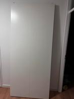Ikea pax 2 witte schuifdeuren Hasvik 236x100 incl rails, Ophalen, Gebruikt