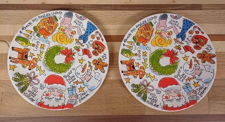Blond Amsterdam kerstborden - 2 stuks, Huis en Inrichting, Keuken | Servies, Zo goed als nieuw, Bord(en), Blond Amsterdam, Ophalen of Verzenden