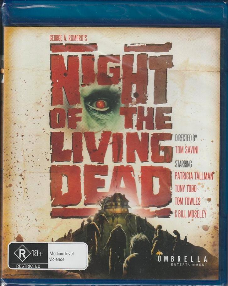 Night of the Living Dead (1990) Zeldzame Engels Blu-ray Seal, Cd's en Dvd's, Blu-ray, Nieuw in verpakking, Horror, Ophalen of Verzenden