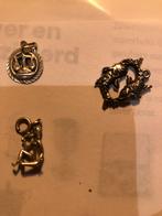 Vintage Bedels - Zodiac, Vissen, Weegschaal, Overige merken, Gebruikt, Ophalen of Verzenden, 4 bedels of meer