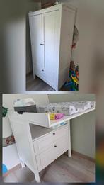 Commode B78xD54-79 + kledingkast B80xD50xH171 ikea sundvik, Ophalen, Zo goed als nieuw, Voetruimte
