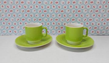 2 vintage kopjes van Pagnossin  beschikbaar voor biedingen